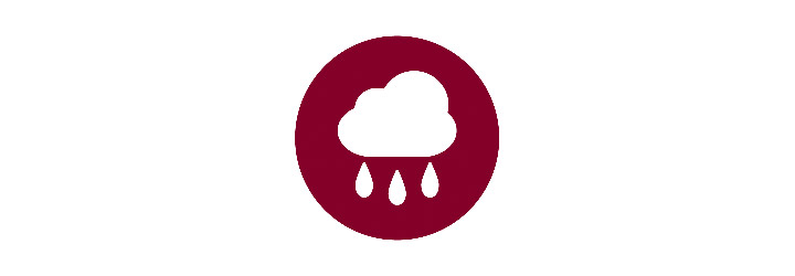 Rainy cloud icon.