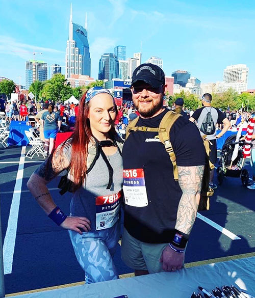 Colleen and Tony Kuh at Carry Forward 5k