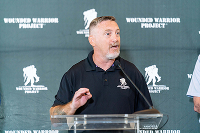 Brian advocates for legislation to benefit veterans on behalf of WWP.