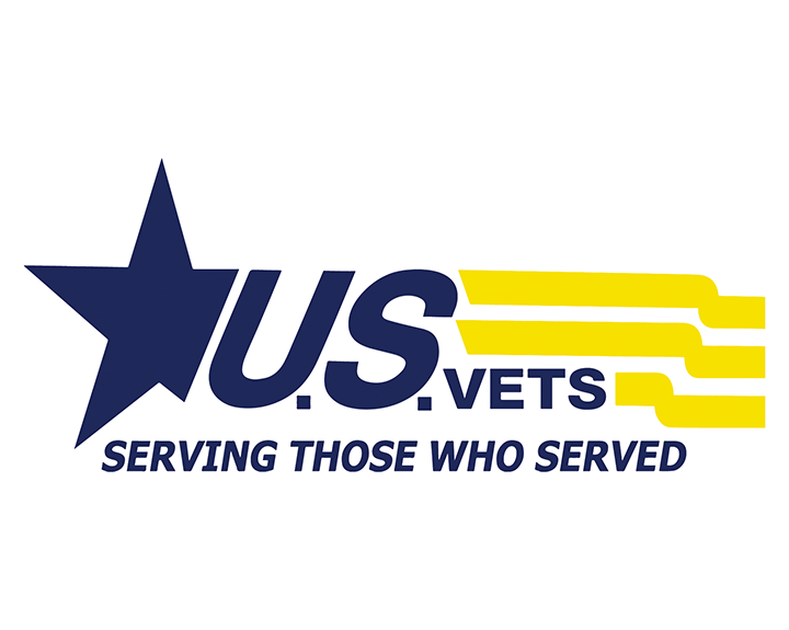 Logo de U.S. Vets - Serving those who served