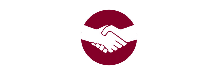 Handshake icon.