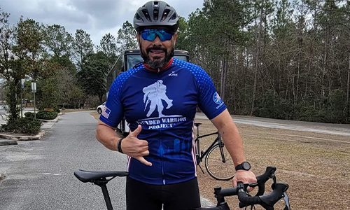 Warrior on Soldier Ride
