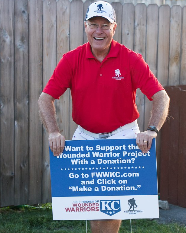 Bruce McKibbin and team host a golf tournament to benefit Wounded Warrior Project.