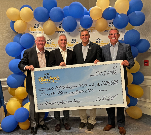 Blue angels support WWP
