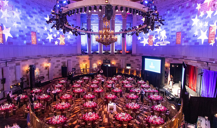 Courage Awards & Benefit Dinner event hall in New York City
