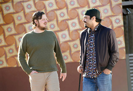 Sal enjoys talking with other warriors.