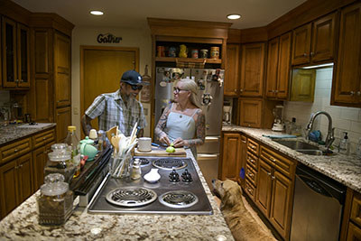 WWP Financial Readiness Manager Deborah Olvera suggests couples designate some time to discuss finances during a