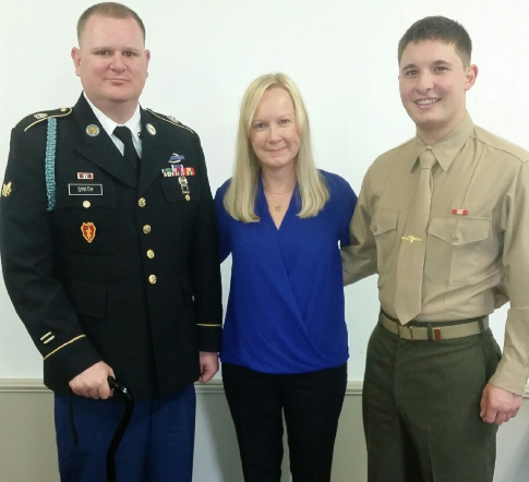 Jennifer - a veteran caregiver and her son