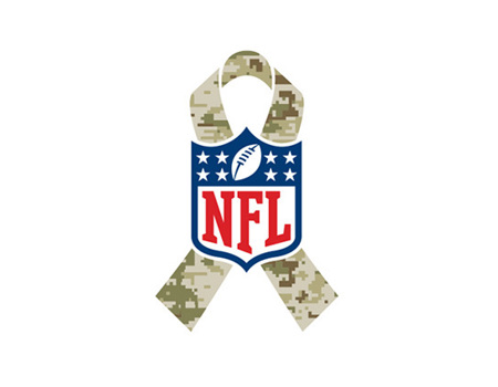 NFL Salute To Service logo.