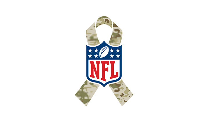 NFL Salute To Service logo.