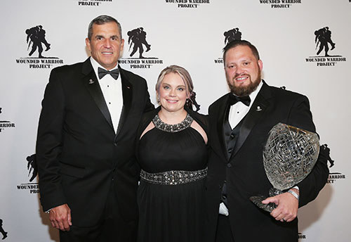 Warriors and supporters were honored at the Wounded Warrior Project Courage Awards & Benefit Dinner.