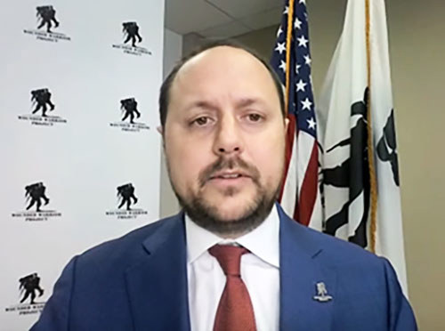 WWP Director of Government Affairs Derek Fronabarger testifies before the House VA Subcommittee on Disability Assistance and Memorial Affairs.