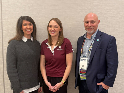 WWP teammates Lindsey Gray and Eileen Chapman alongside Alan Mednick with LivingWorks Education.