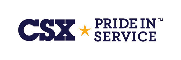 CSX Pride in Service Logo