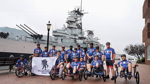 WWP Warriors take part in the Soldier Ride 250.
