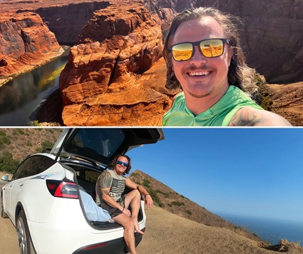 Dylan traveled around the country to make memories not long after his diagnosis of early-onset dementia. Now he uses creative writing as a daily outlet.