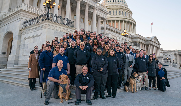 MBL_WWP Warriors en el Capitolio de EE. UU. durante Warrior Fly In 2023