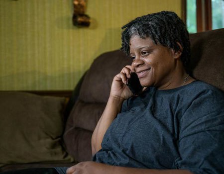 Warrior Sam Hargrove receives free telephonic mental health support with WWP Talk. 