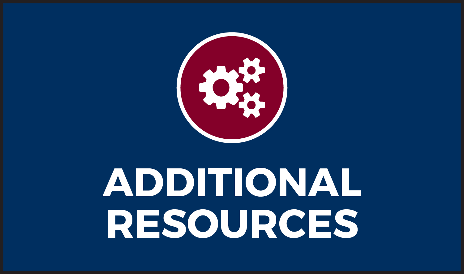 Additional Resources