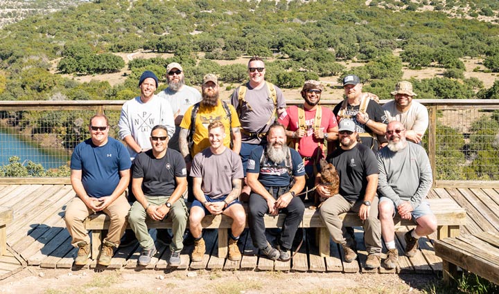 Un grupo de veteranos durante Project Odyssey.