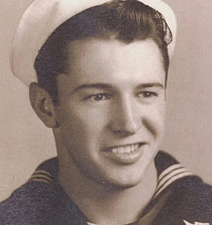 Calvin Graham, who joined the Navy at age 12, in uniform.