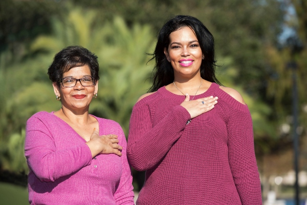 female veterans standing next to each other 
