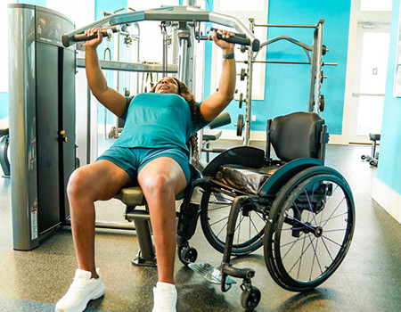 El acondicionamiento físico de la veterana Corine Hamilton