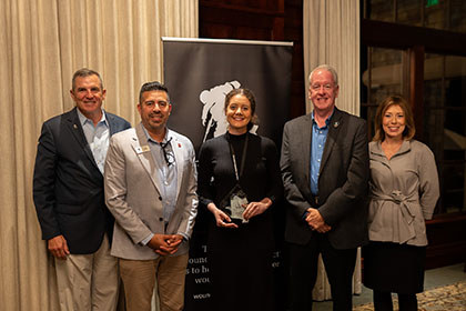 The NFL was awarded as Storyteller of the Year-Mission Amplification for its work in sharing the stories of our nation's wounded veterans.