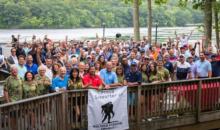 Participants at the CFR Anthem Sports Invitational Golf Tournament