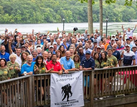 Participants at the CFR Anthem Sports Invitational Golf Tournament