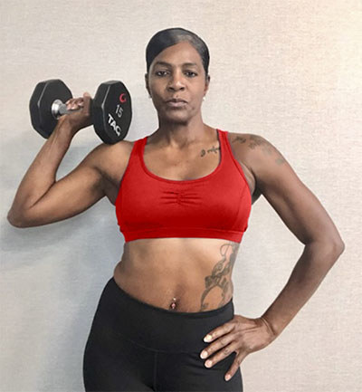 Tonya Oxendine shows how 60 can look with the right diet, exercise, and mindset.