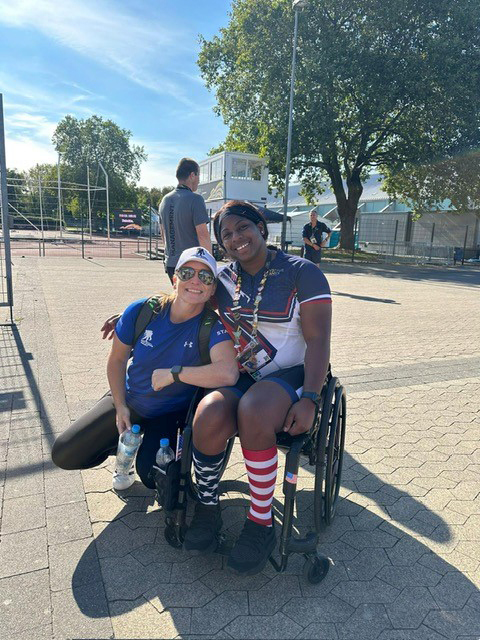 Corine recently reconnected with the Wounded Warrior Project teammate that first visited her in 2021. They were able to spend time together while Corine was in Dusselforf for the Invictus Games.