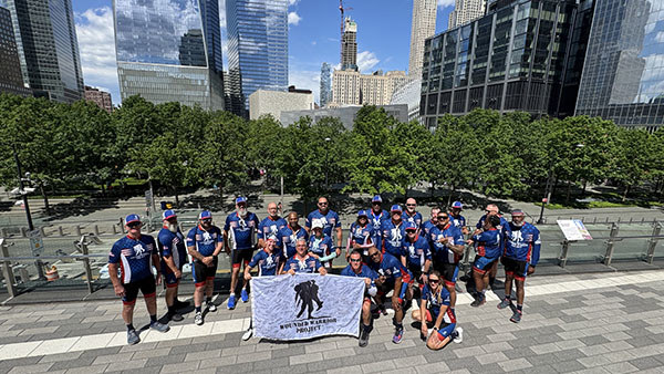 WWP Warriors take part in the final segment of Soldier Ride 250.