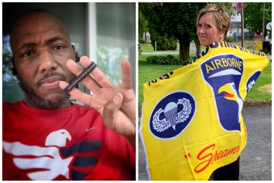 Darryl and Kristy helping wounded warriors