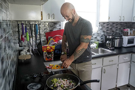 Some of WWP's virtual classes include cooking.