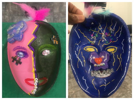 Yolanda's mask that she shares.