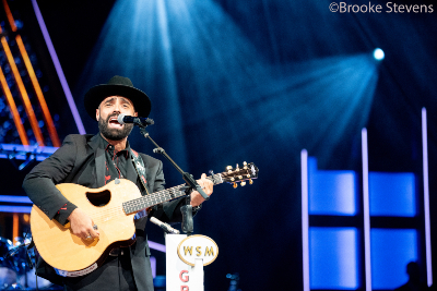 Sal on stage at the Grand Ole Opry