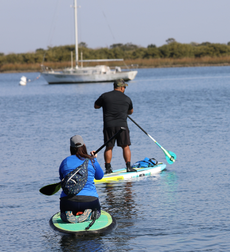 Water activities can bring relaxation.