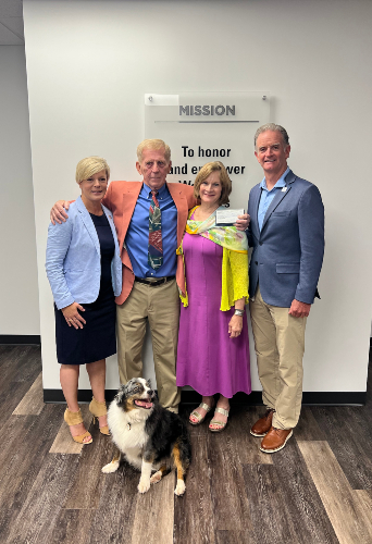 Mike with WWP CEO and family