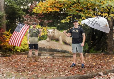 Joe Webb and Cody McCormick Walk for Wounded Warriors