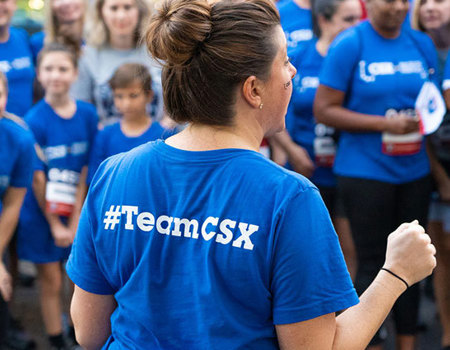 Team CSX at Jacksonville's Carry Forward 5K