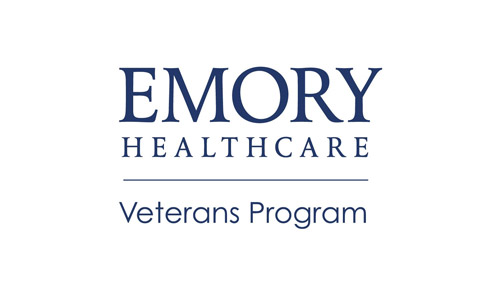 Emory healthcare veterans program logo.