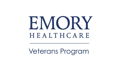 Logotipo del programa para veteranos Emory healthcare.