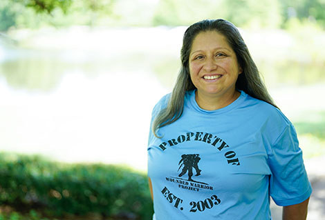 Maria Edwards poses for a photo.