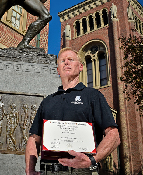 Dan Smee now helps veterans at the same VA facility where he was treated.