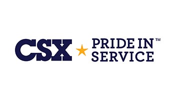 Logotipo de CSX - Pride In Service.