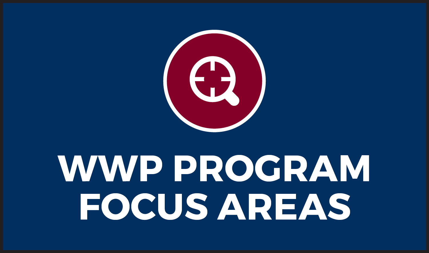 Áreas de enfoque del programa de WWP