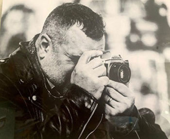 Todd Playbon taking a photo.
