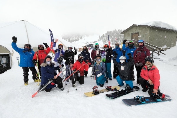 An all-female group of warriors spent two days on Monarch Mountain.