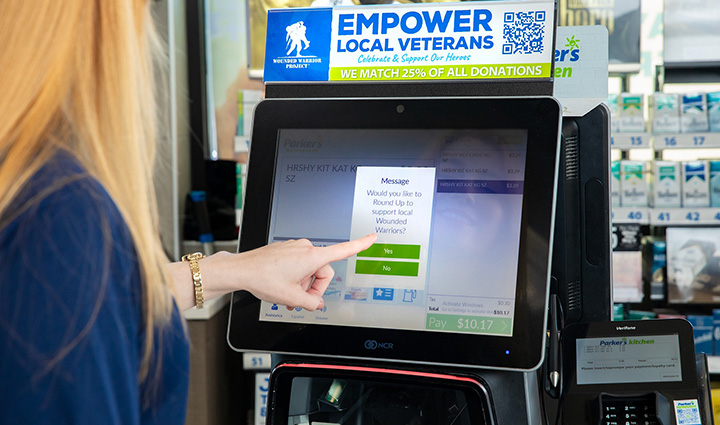 Parkers Kitchen Charity Checkout